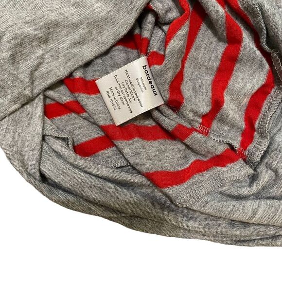 Bordeaux Women's Striped Long Sleeve Blouse Multicolor Size XS - Picture 4 of 6